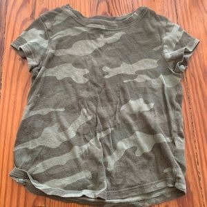 Camo Old Navy kids T-shirt. Size 3T.